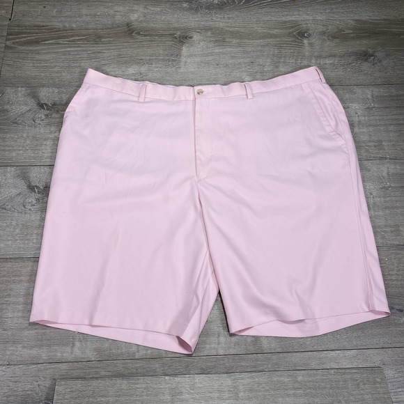 Peter Millar Men's Shorts Size 50 Big & Tall Pink Cotton Golf Resort Casual - Picture 1 of 11